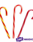 Sweet Nature Candy Canes - Assorted Fruit: 12-Piece Box - Candy Warehouse