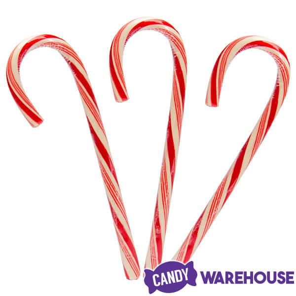 Sweet Nature Candy Canes - Peppermint: 12-Piece Box - Candy Warehouse