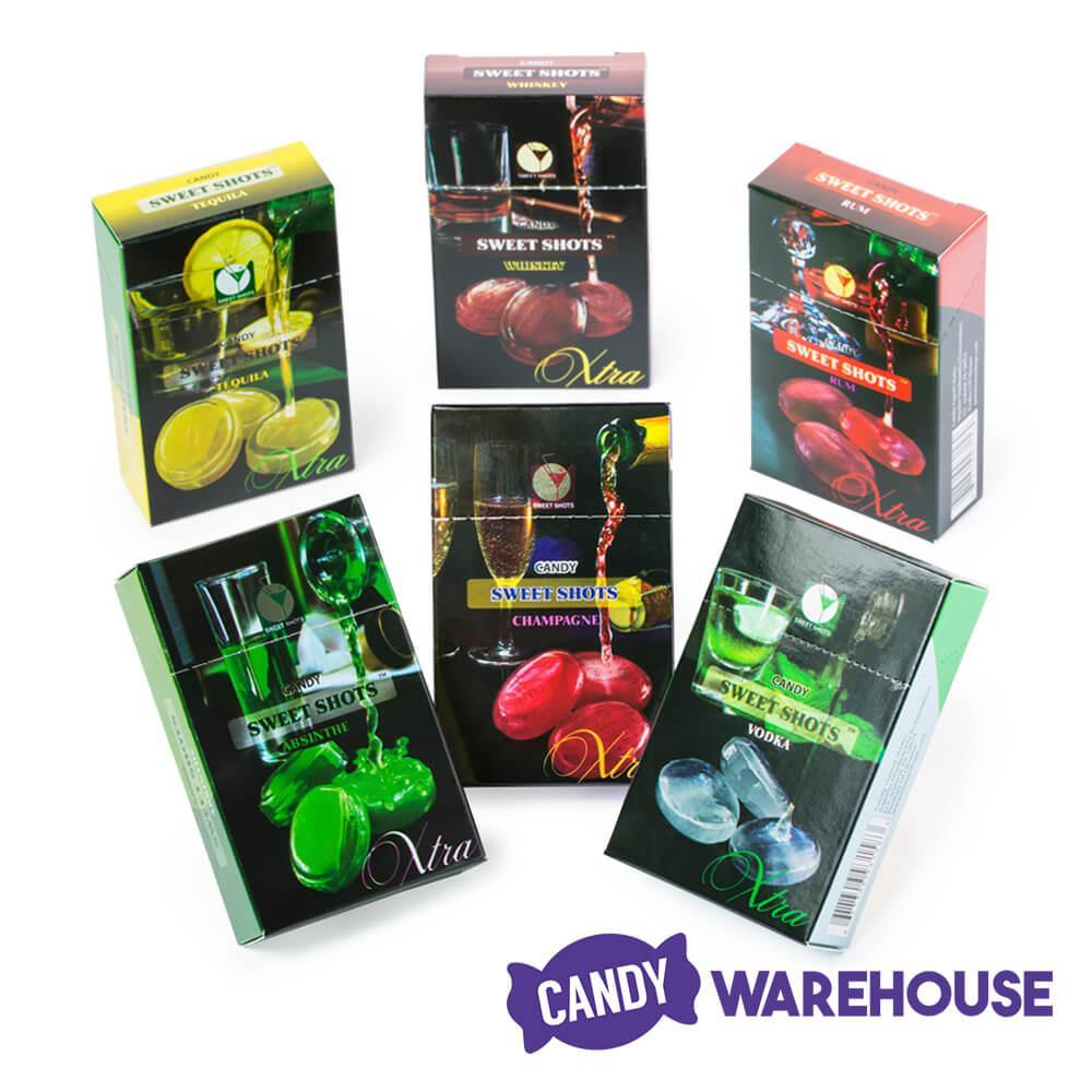 Sweet Shots Hard Candy Packs-6 Piece Gift Box - Candy Warehouse