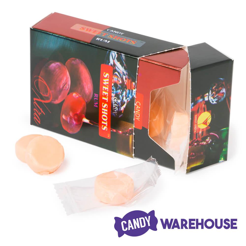 Sweet Shots Rum Hard Candy - 7-Piece Box - Candy Warehouse