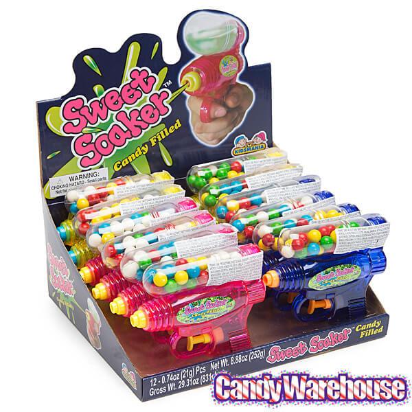 Sweet Soaker Candy Filled Squirt Guns: 12-Piece Box - Candy Warehouse