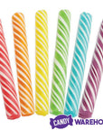 Sweet Spindles Mini Hard Candy Sticks - Assorted: 50-Piece Jar - Candy Warehouse