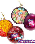 SweeTarts and Nerds Candy Tin Christmas Ornaments: 12-Piece Box