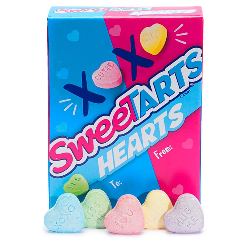 SweeTarts Candy Hearts 1.5-Ounce Packs: 27-Piece Box - Candy Warehouse