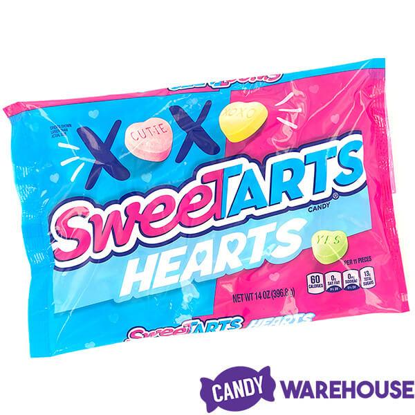 SweeTarts Candy Hearts: 14-Ounce Bag - Candy Warehouse