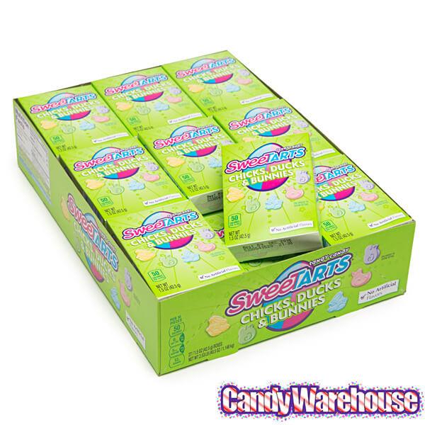 Sweetarts Chicks Ducks Bunnies Candy 15 Ounce Packs 27 Piece Box