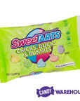 SweeTarts Chicks - Ducks - Bunnies Candy: 12-Ounce Bag - Candy Warehouse