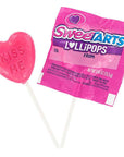 SweeTarts Heart Lollipops: 30-Piece Bag - Candy Warehouse