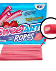 SweeTarts Ropes Candy - Tangy Strawberry: 12-Piece Case