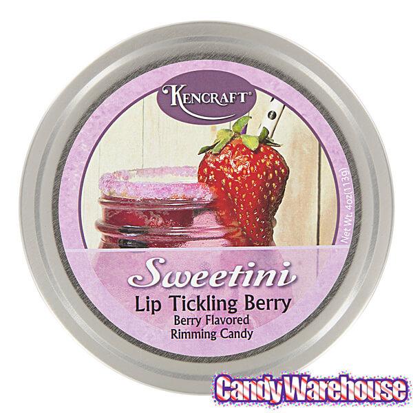 Sweetini Cocktail Rim Sugar - Berry: 4-Ounce Tin - Candy Warehouse