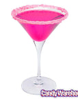 Sweetini Cocktail Rim Sugar - Cranberry: 4-Ounce Tin - Candy Warehouse