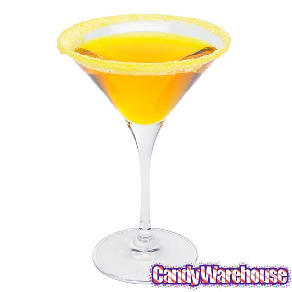 Sweetini Cocktail Rim Sugar - Lemon: 4-Ounce Tin - Candy Warehouse