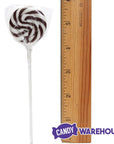 Swipple Pops Petite Swirl Ripple Lollipops - Black Cherry: 60-Piece Tub - Candy Warehouse