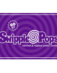 Swipple Pops Petite Swirl Ripple Lollipops - Purple Grape: 60-Piece Tub