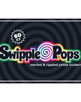 Swipple Pops Petite Swirl Ripple Lollipops - Rainbow Cherry: 60-Piece Tub - Candy Warehouse