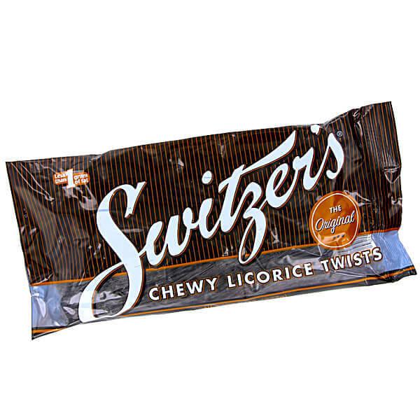 Switzer&#39;s Chewy Licorice Twists - Black: 8-Ounce Bag