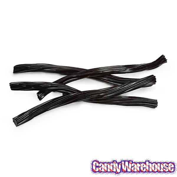 Switzer&#39;s Chewy Licorice Twists - Black: 8-Ounce Bag