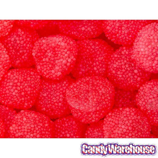 Tangy Zangy Soft N' Chewy Sour Raspberries: 5LB Bag - Candy Warehouse