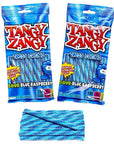 Tangy Zangy Twist Sticks Candy Packs - Sour Blue Raspberry: 12-Piece Box