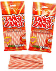 Tangy Zangy Twist Sticks Candy Packs - Sour Peach: 12-Piece Box - Candy Warehouse