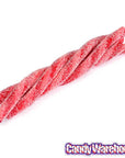 Tangy Zangy Twist Sticks Candy Packs - Sour Strawberry: 12-Piece Box - Candy Warehouse