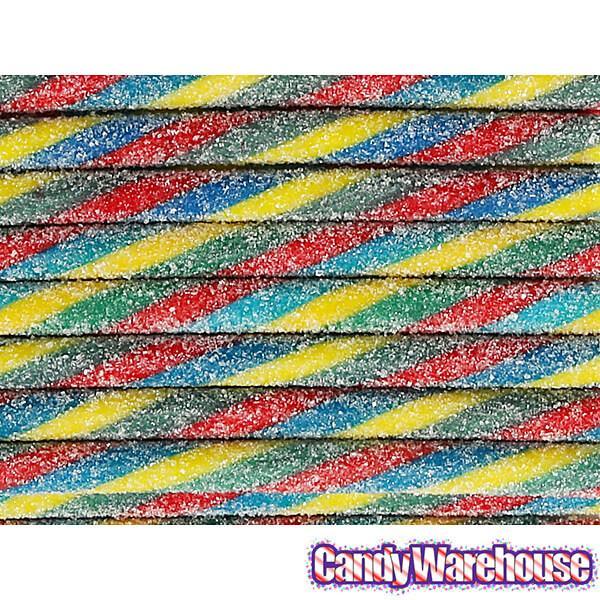 Tangy Zangy Twist Sticks Candy Packs - Sour Wild Fruit: 12-Piece Box - Candy Warehouse