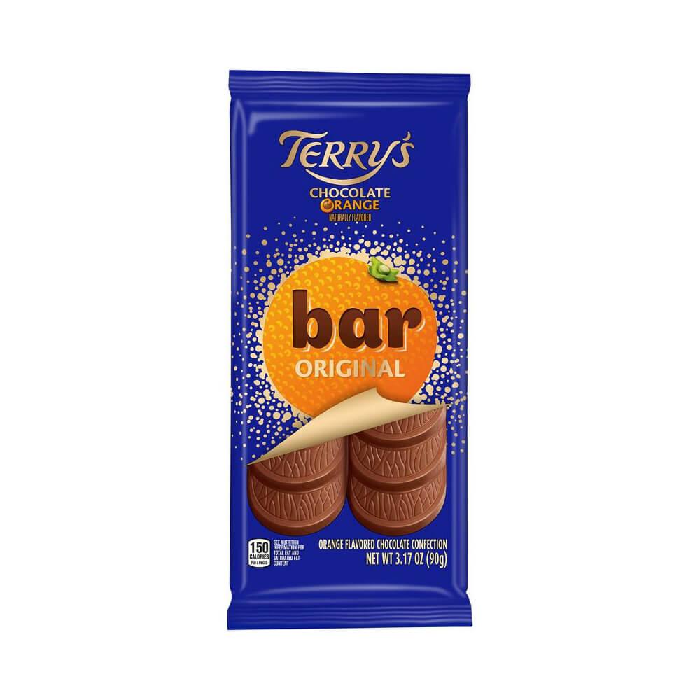 Terry's Milk Chocolate Orange Bars: 10-Piece Box - Candy Warehouse