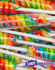 Tesla's Tiny Twist Pops - Rainbow: 48-Piece Jar - Candy Warehouse