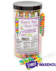 Tesla's Tiny Twist Pops - Rainbow: 48-Piece Jar - Candy Warehouse