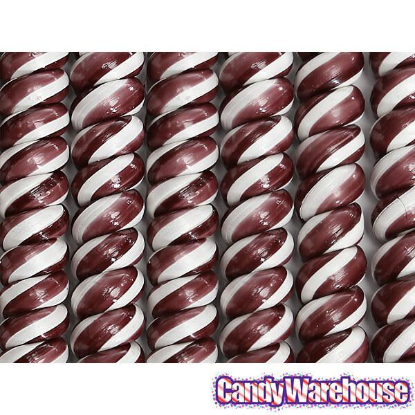 Tesla's Tremendously Tall 3-Ounce Twist Pops - Black Cherry: 12-Piece Box - Candy Warehouse