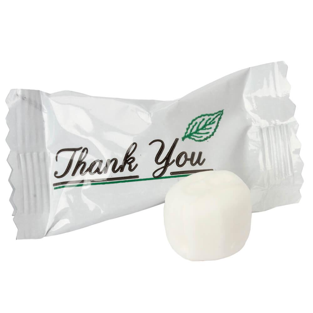 Thank You Wrapped Butter Mint Creams: 200-Piece Bag - Candy Warehouse