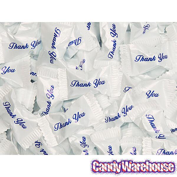 Thank You Wrapped Ice Crystals: 500-Piece Bag - Candy Warehouse