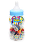 The BaBa Candy Filled Baby Bottles Jumbo Container - Blue