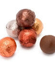 Thompson Autumn Colors Foiled Milk Chocolate Balls: 5LB Bag - Candy Warehouse