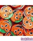 Thompson Foiled Crispy Milk Chocolate Halloween Pumpkin Discs: 5LB Bag - Candy Warehouse