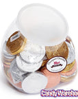 Thompson Foiled Extra Large Milk Chocolate Coins: 72-Piece Tub - Candy Warehouse