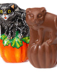 Thompson Foiled Milk Chocolate Jack-O-Kitty Cats: 24-Piece Display - Candy Warehouse