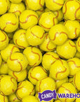 Thompson Foiled Milk Chocolate Tennis Balls: 5LB Bag - Candy Warehouse