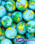 Thompson Globe Foiled Milk Chocolate Earth Balls: 5LB Bag - Candy Warehouse