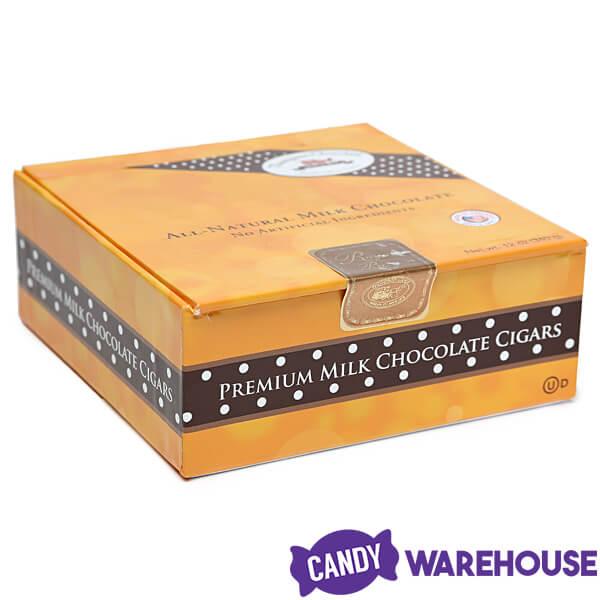 Thompson Premium Milk Chocolate Cigars - Boy: 12-Piece Box - Candy Warehouse