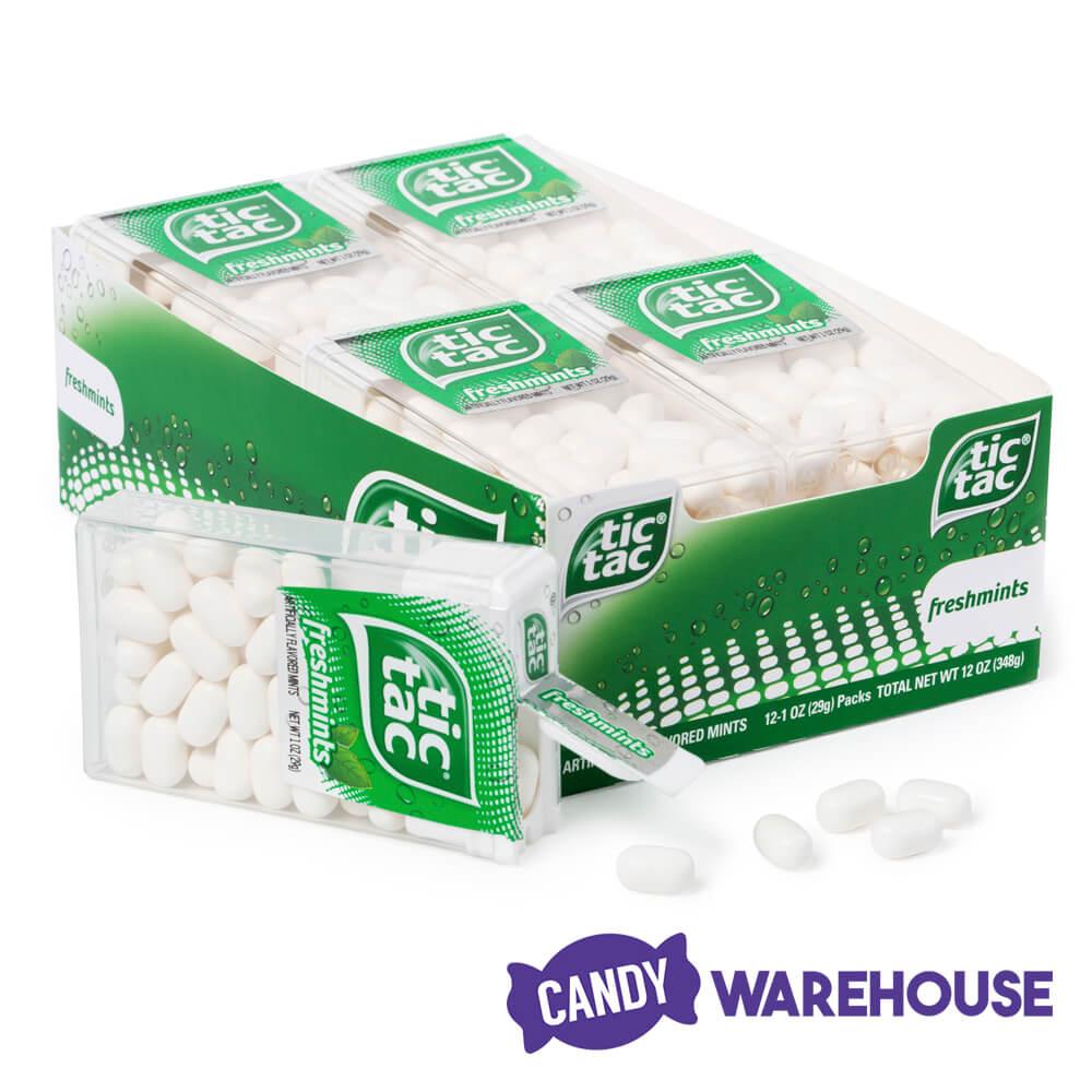 Tic Tac Freshmints Dispensers: 12-Piece Box - Candy Warehouse