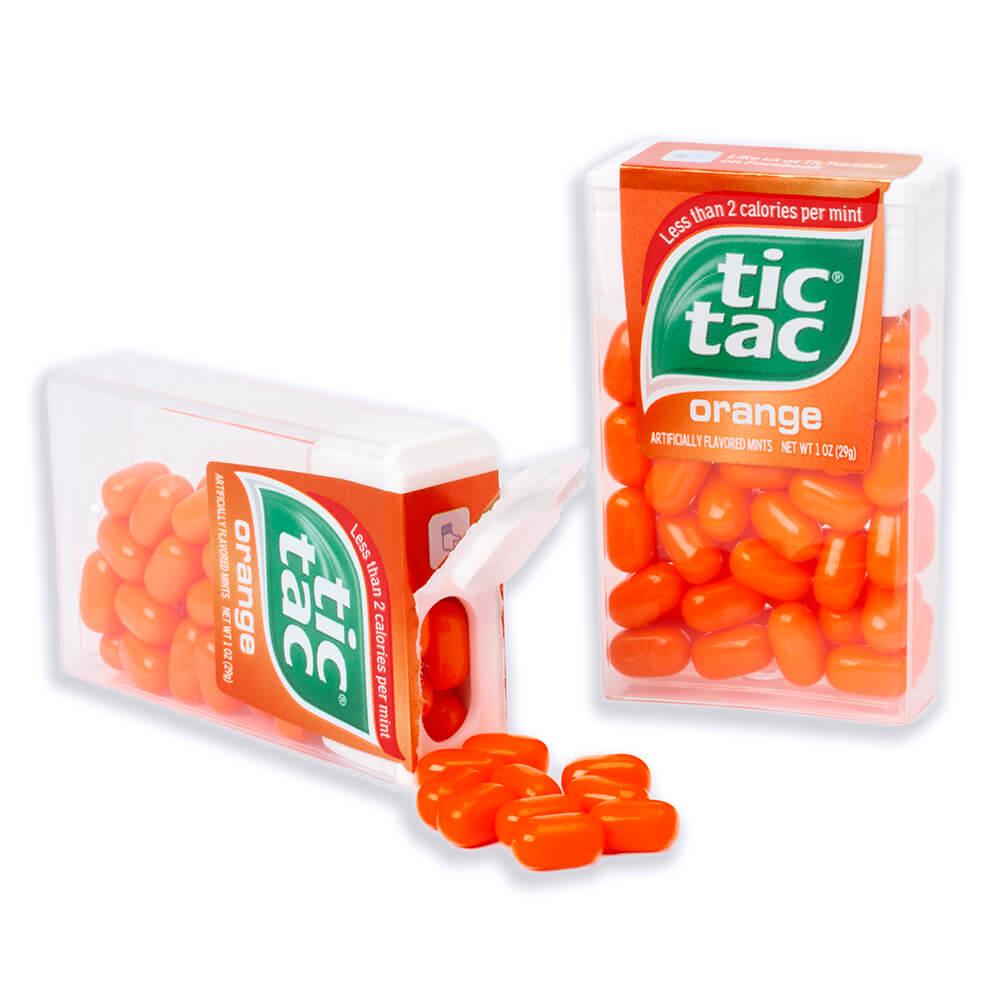 Tic Tac Orange Dispensers: 12-Piece Box - Candy Warehouse