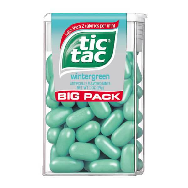 Tic Tac Wintergreen Mint Dispensers: 12-Piece Box - Candy Warehouse