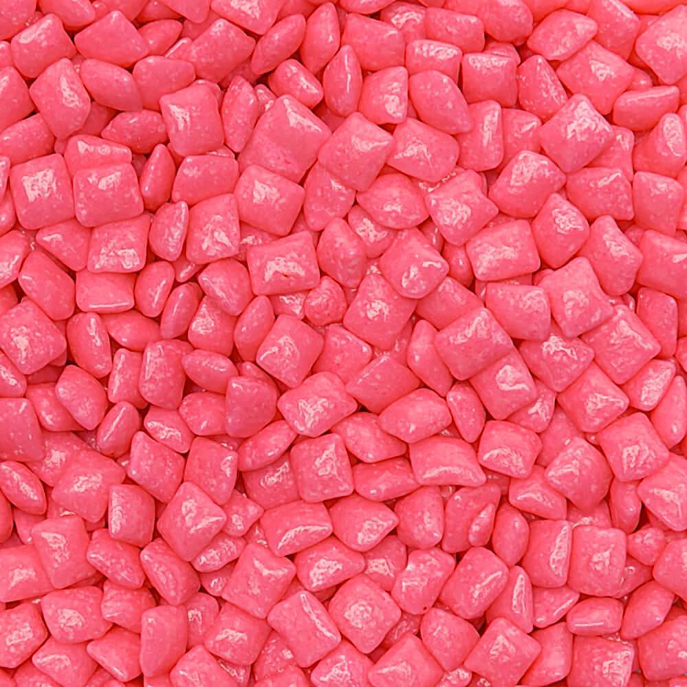 Tiny Chicle Squares Chewing Gum - Pink: 1.5LB Jar - Candy Warehouse