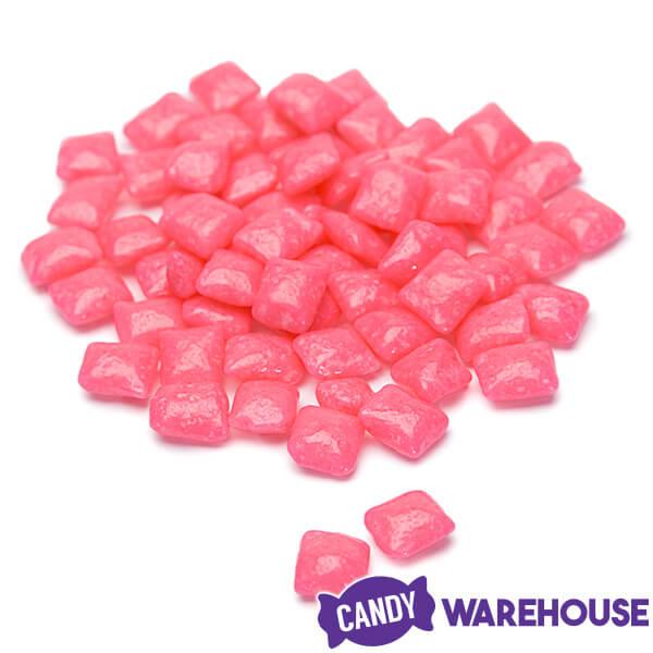 Tiny Chicle Squares Chewing Gum - Pink: 1.5LB Jar - Candy Warehouse