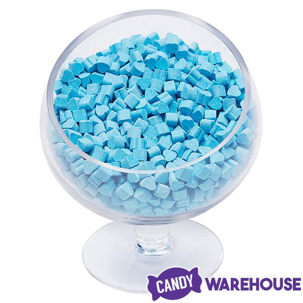 Tiny Sugar Candy Hearts - Blue: 1.5LB Jar - Candy Warehouse