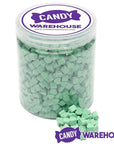 Tiny Sugar Candy Hearts - Green: 1.5LB Jar - Candy Warehouse