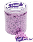 Tiny Sugar Candy Hearts - Purple: 1.5LB Jar - Candy Warehouse