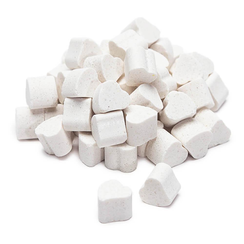 Tiny Sugar Candy Hearts - White: 1.5LB Jar - Candy Warehouse