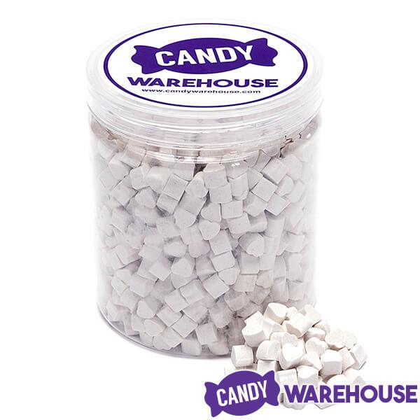 Tiny Sugar Candy Hearts - White: 1.5LB Jar - Candy Warehouse